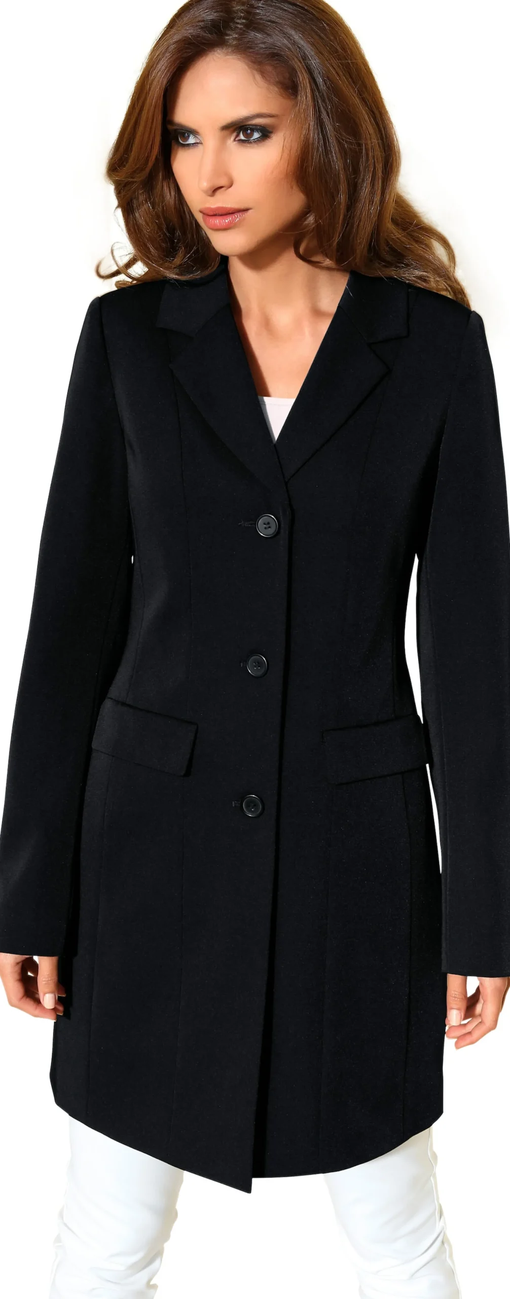 Blazer|heine Longblazer schwarz