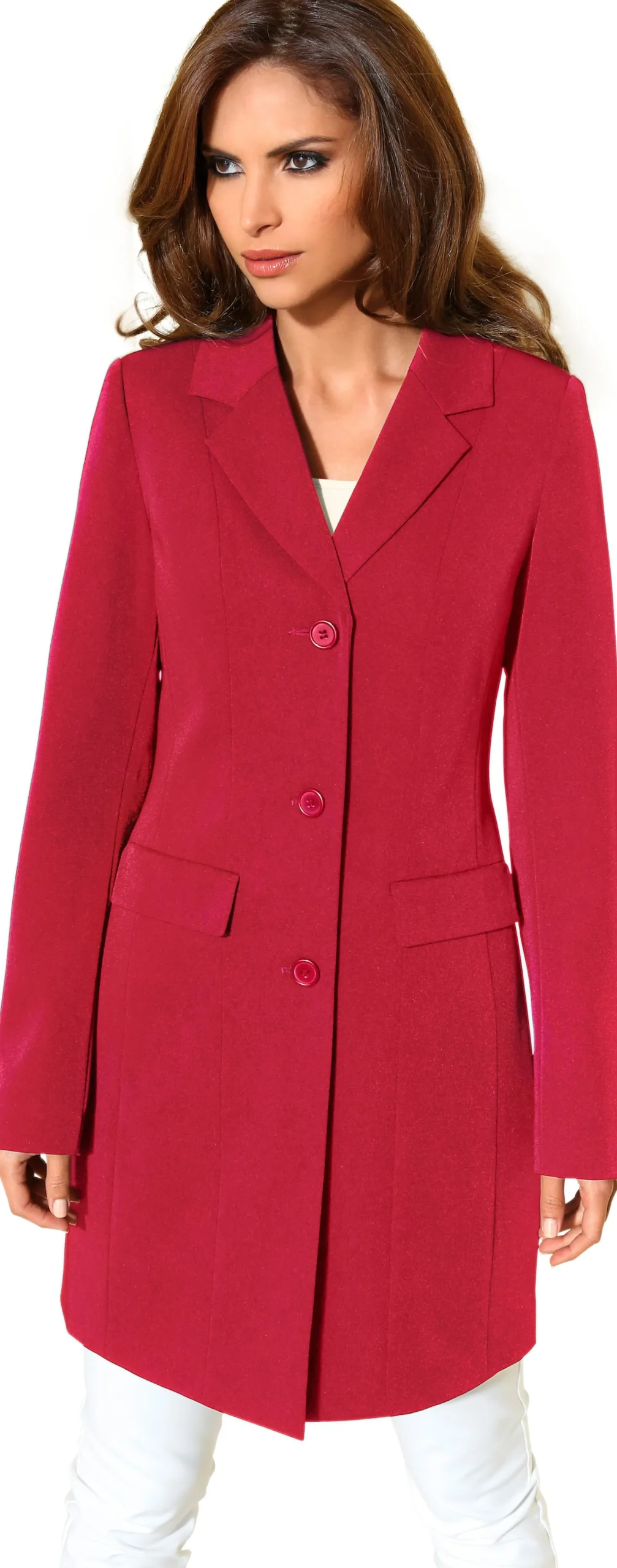 Blazer|heine Longblazer rot