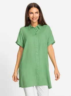 Blusen| Longbluse apfel