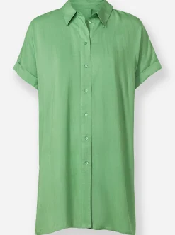 Blusen| Longbluse apfel