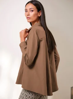 Blusen|heine Longbluse braun
