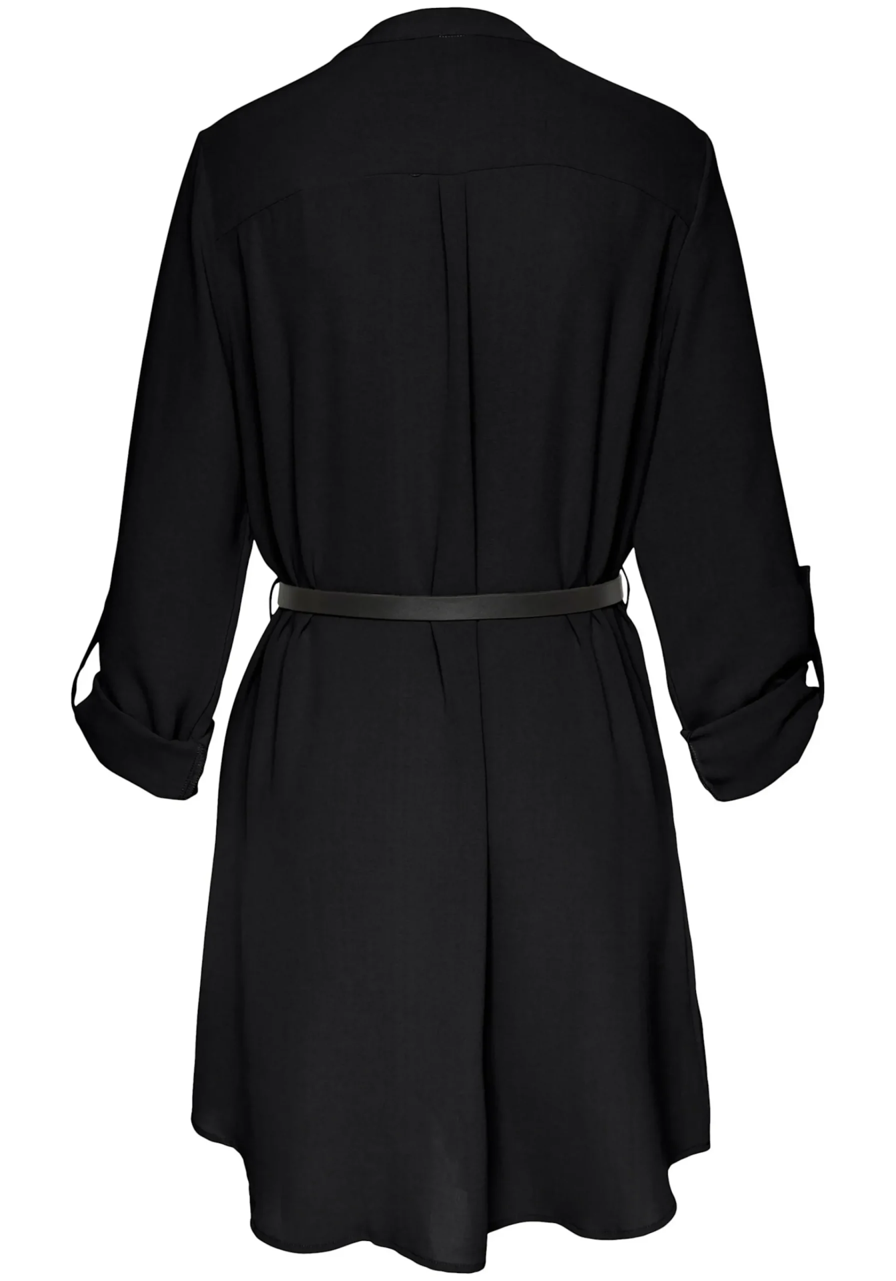 Blusen|LASCANA Longbluse schwarz