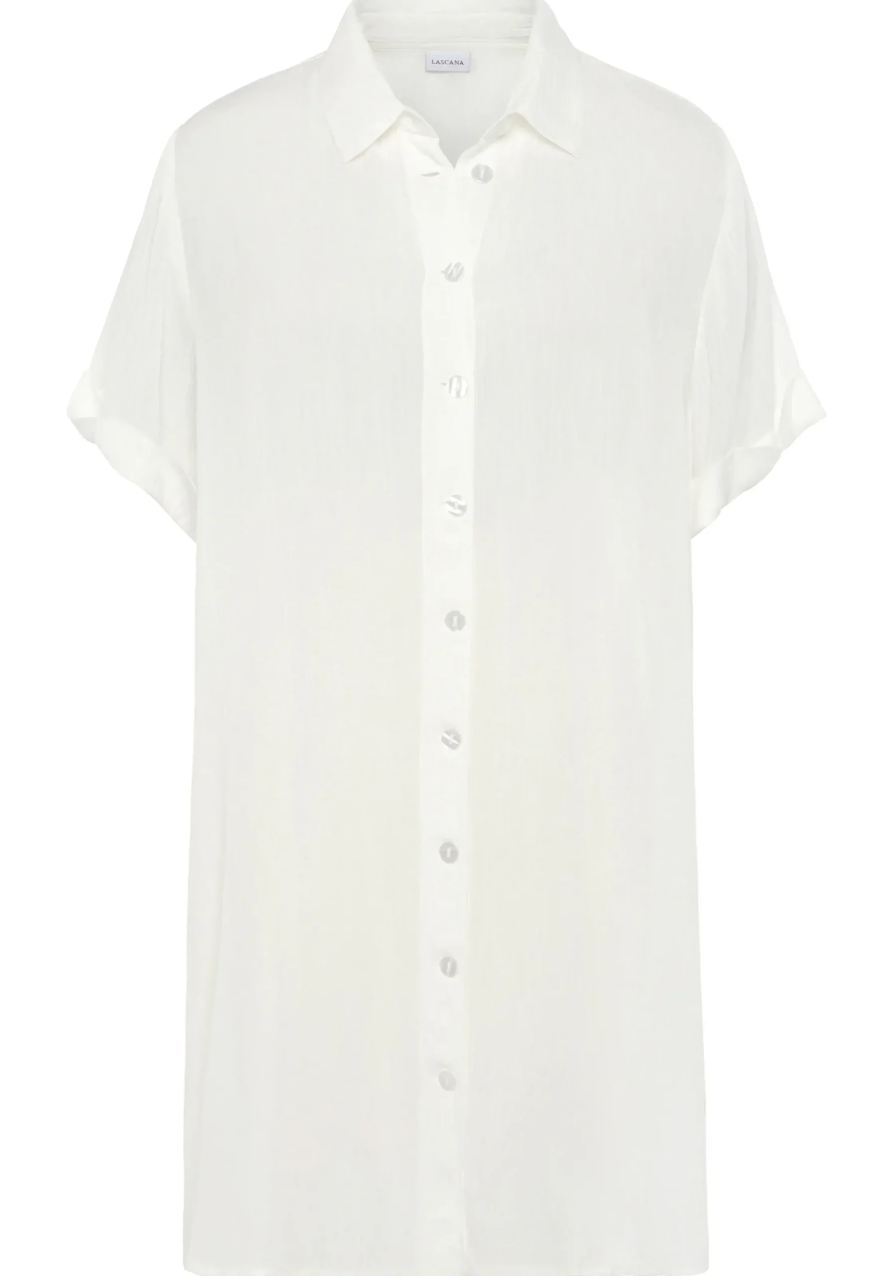 Strandmode|LASCANA Longbluse weiß