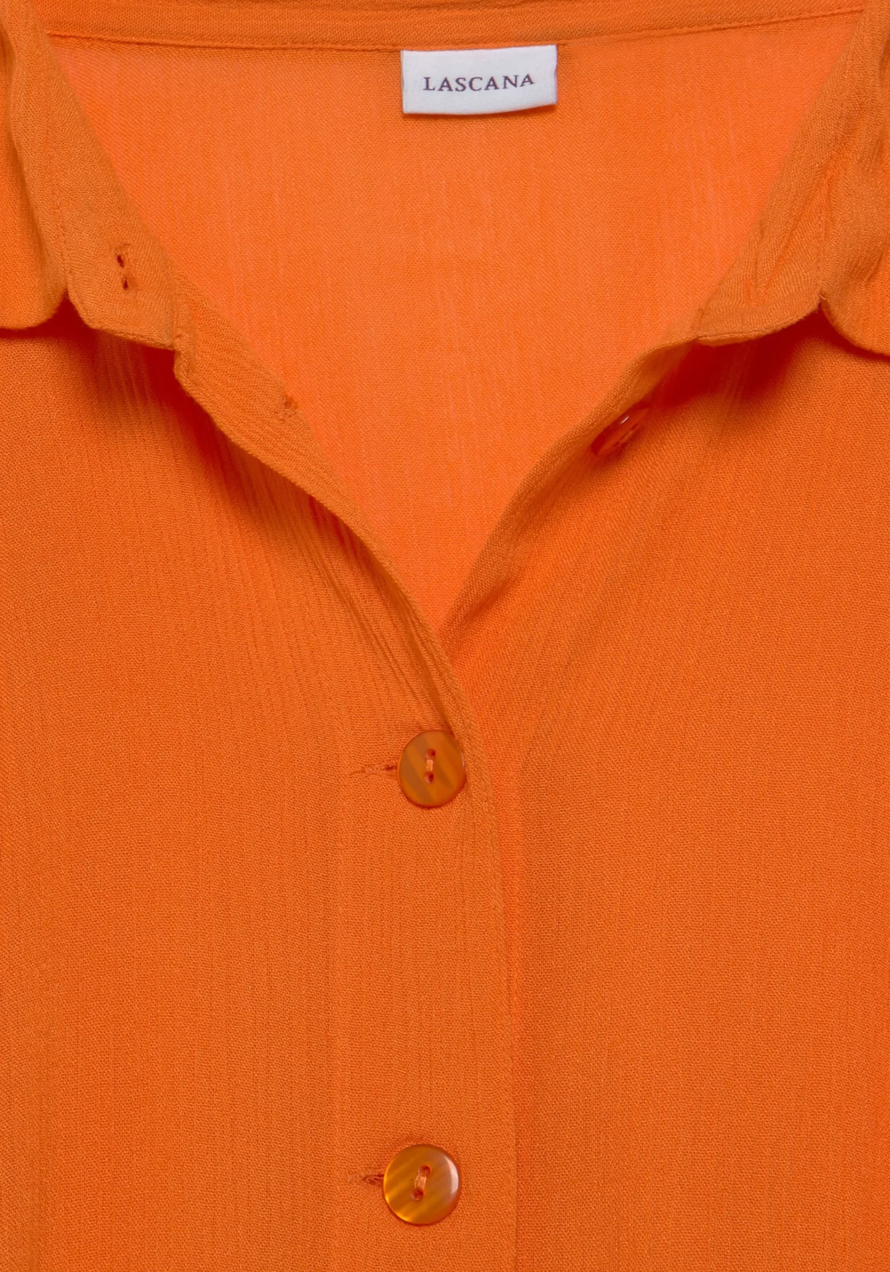 Blusen|LASCANA Longbluse orange