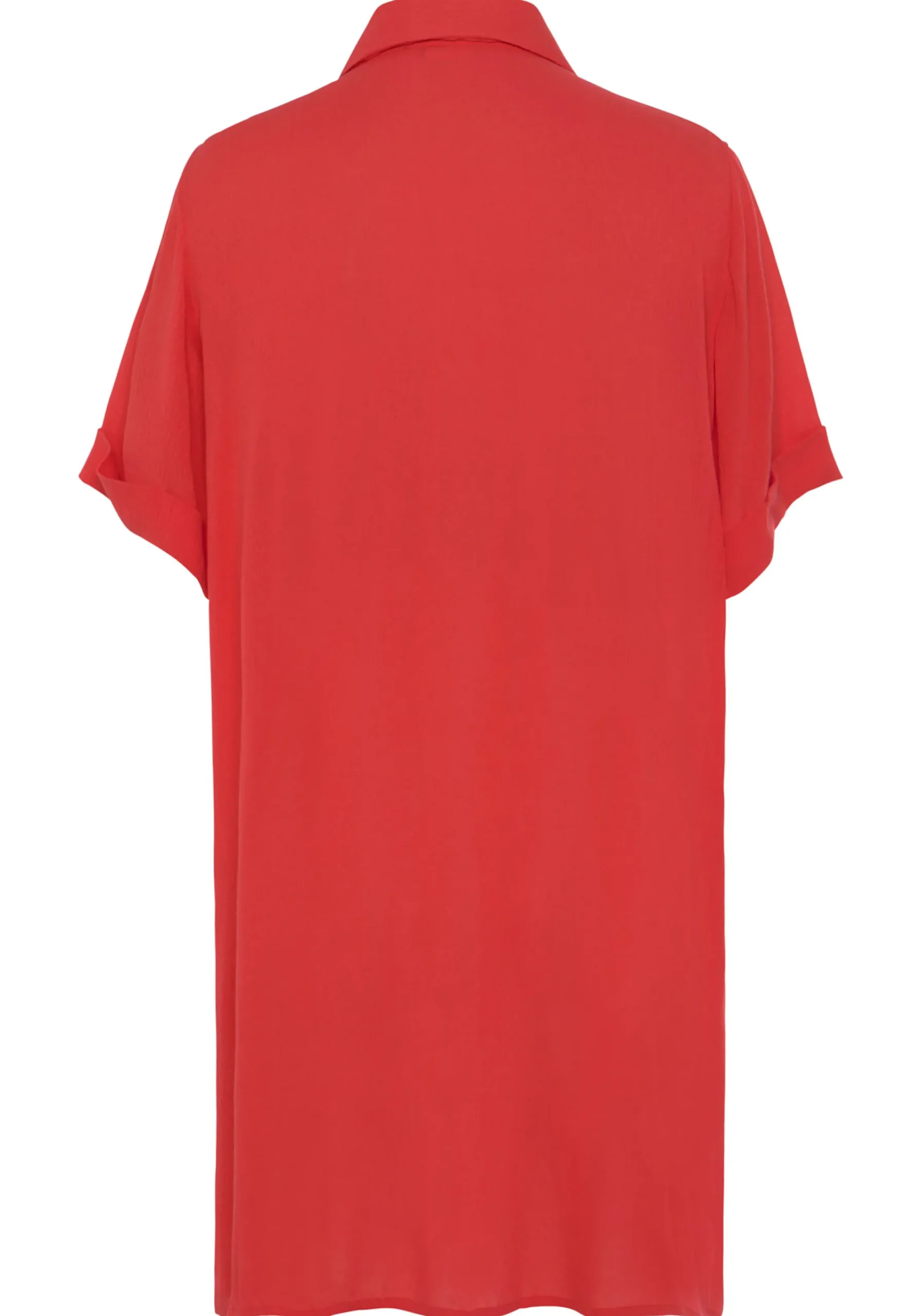 Blusen|LASCANA Longbluse korallrot