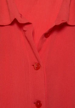 Blusen|LASCANA Longbluse korallrot