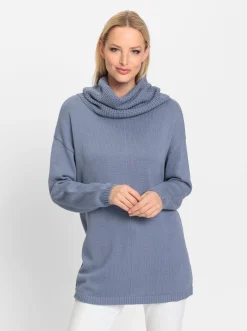 Pullover|heine Longpullover taubenblau