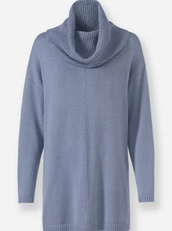 Pullover|heine Longpullover taubenblau