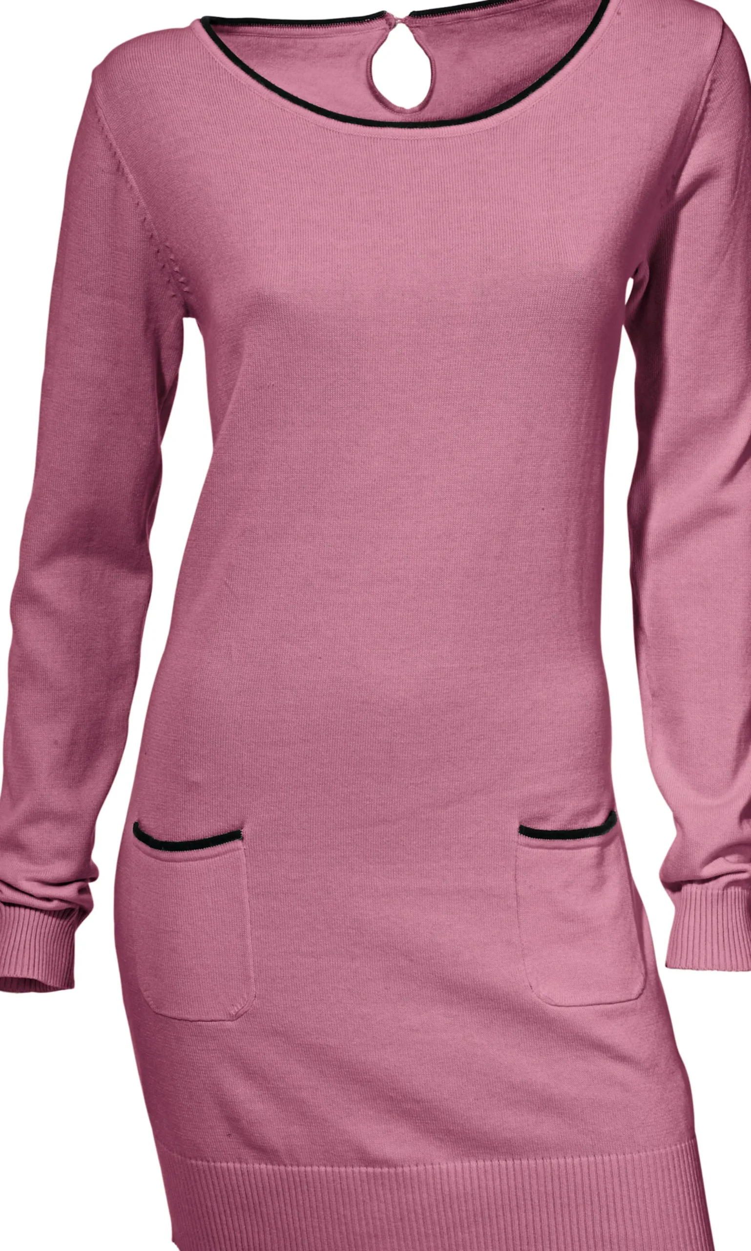 Pullover|heine Longpullover mit Cut-Outs hinten mauve