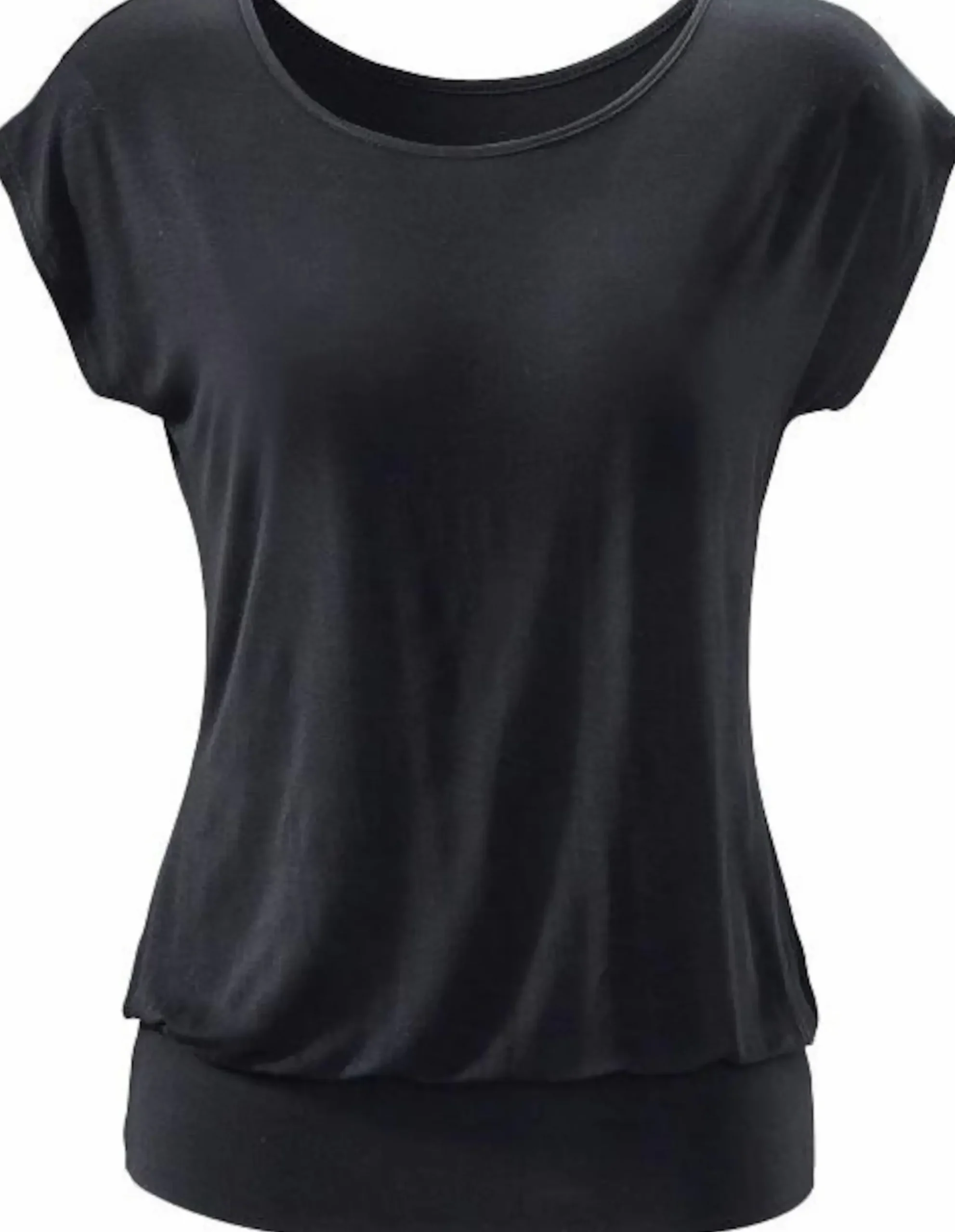 Strandmode|LASCANA Longshirt schwarz