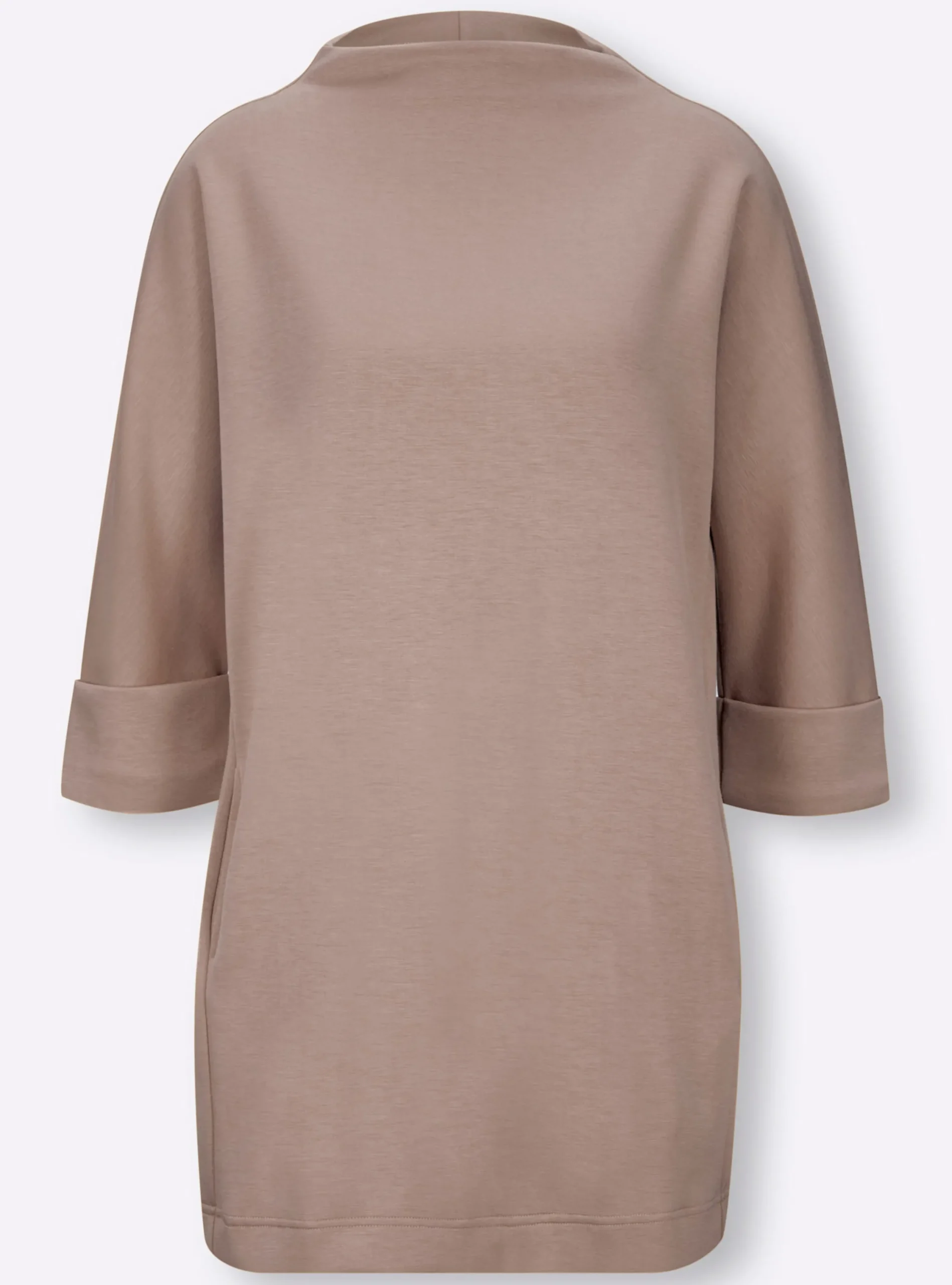 Shirts|heine Longshirt taupe