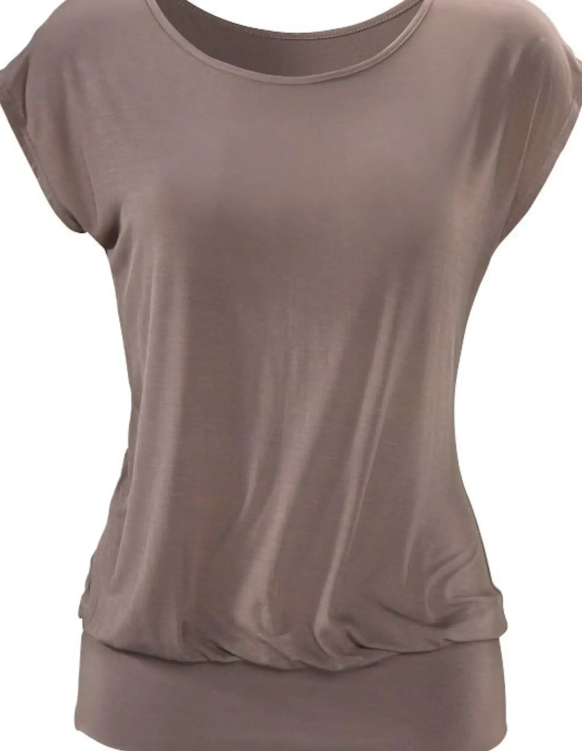 Strandmode|Shirts|LASCANA Longshirt taupe