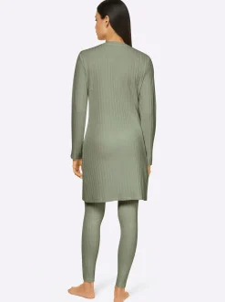 Homewear|Homewear|feel good Longshirt lindgrün