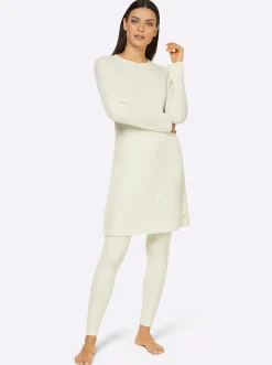 Homewear|feel good Longshirt ecru