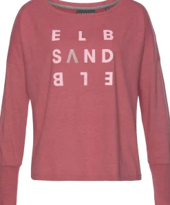 Strandmode|Elbsand Longsleeve mauvemeliert