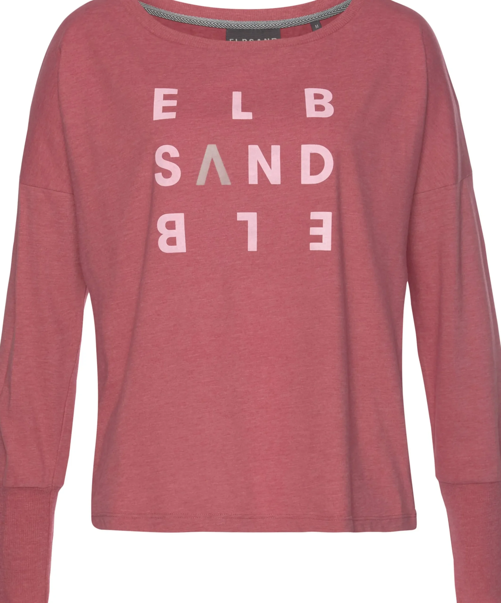 Strandmode|Elbsand Longsleeve mauvemeliert