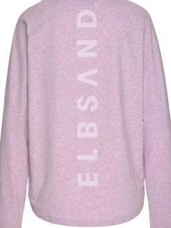 Strandmode|Elbsand Longsleeve lilameliert