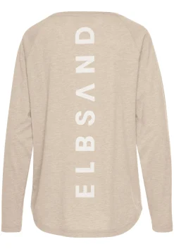 Strandmode|Elbsand Longsleeve crememeliert