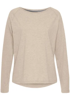 Strandmode|Elbsand Longsleeve crememeliert