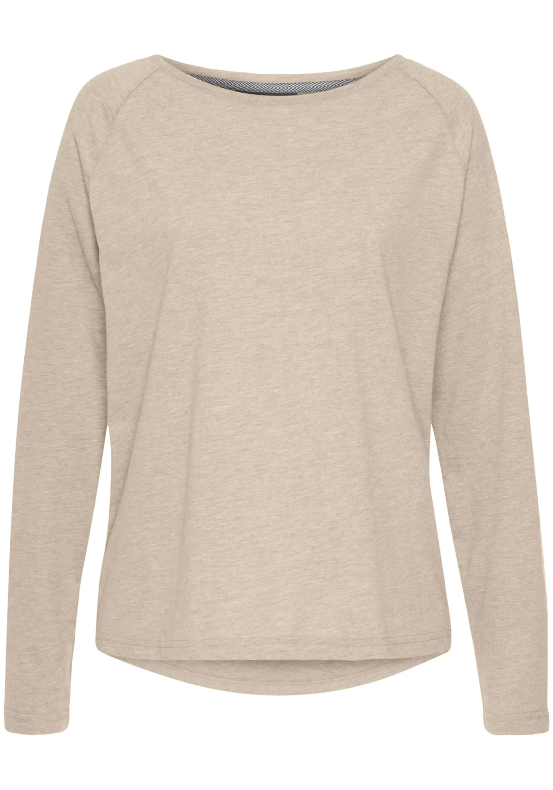 Strandmode|Elbsand Longsleeve crememeliert
