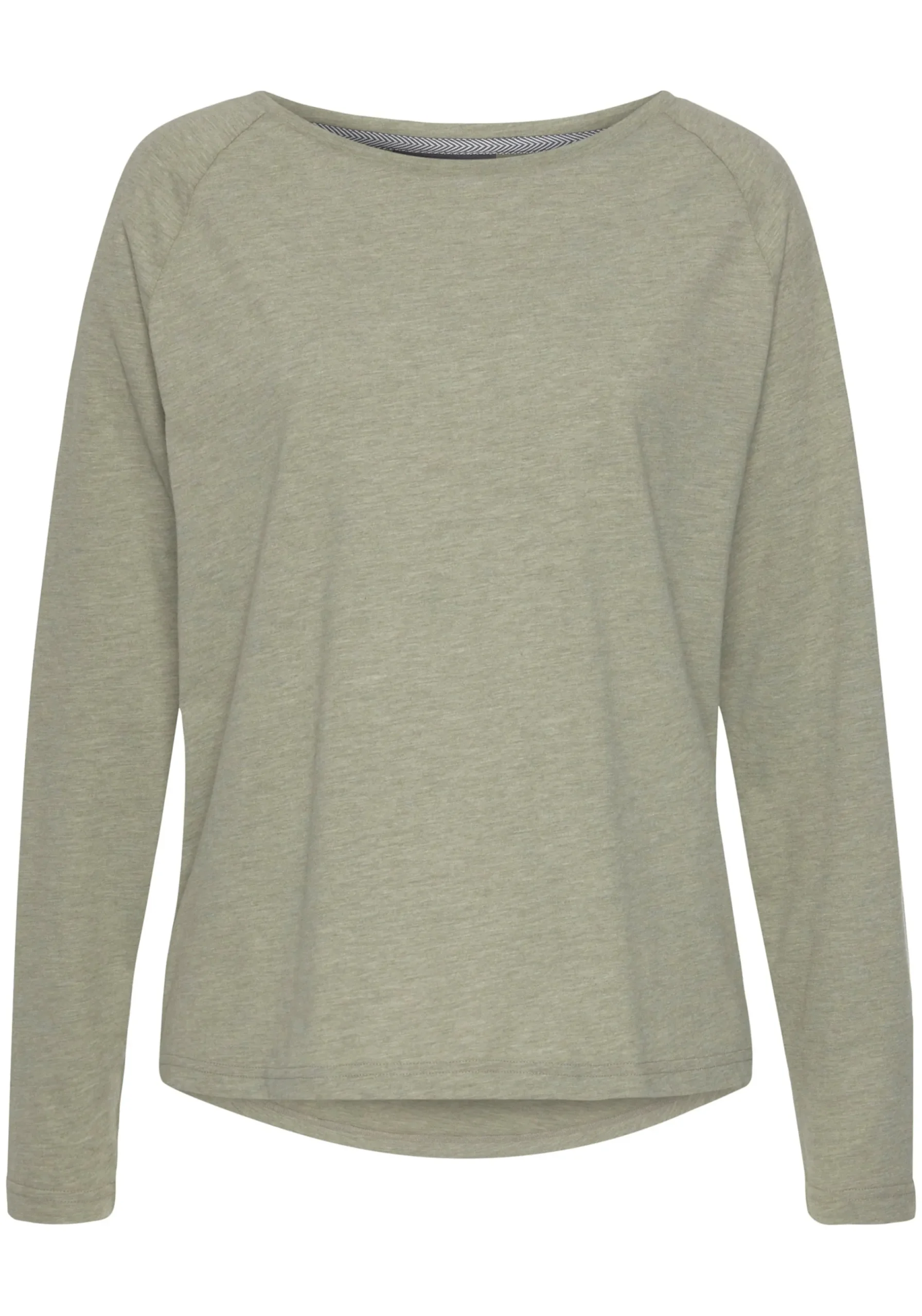 Strandmode|Elbsand Longsleeve grünmeliert