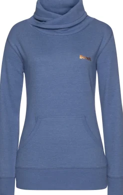 Homewear|Pullover| Longsweatshirt jeans-meliert