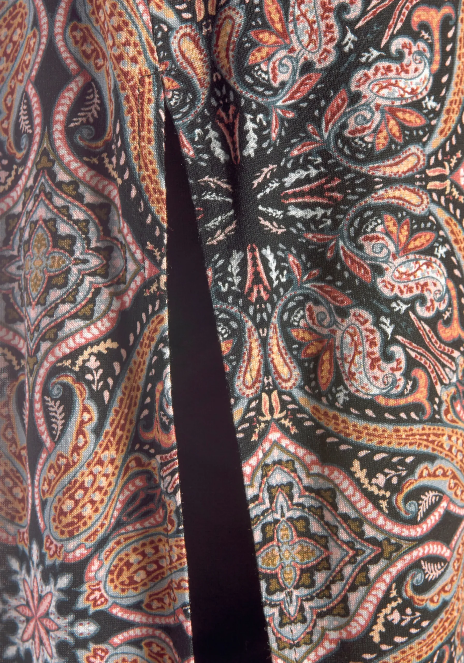 Shirts|Beachtime Longtop braun-bedruckt,schwarz