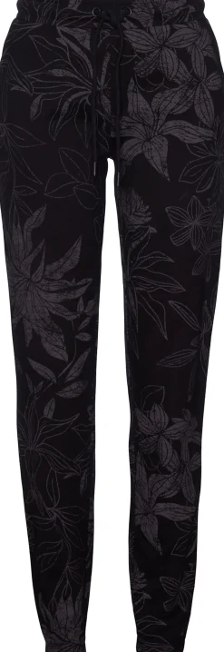 Strandmode|LASCANA Loungehose schwarz-allover-gemustert
