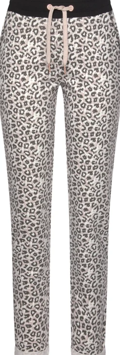 Homewear|Strandmode|LASCANA Loungepants beige-schwarz