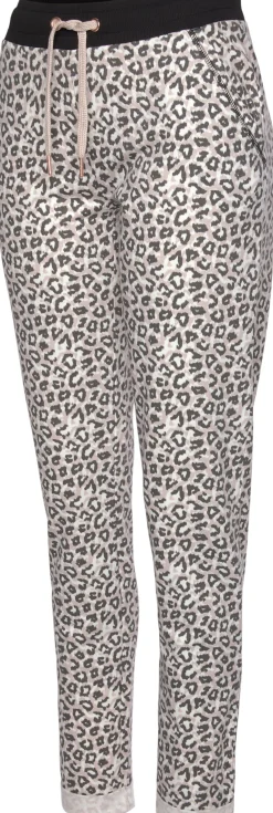 Homewear|Strandmode|LASCANA Loungepants beige-schwarz