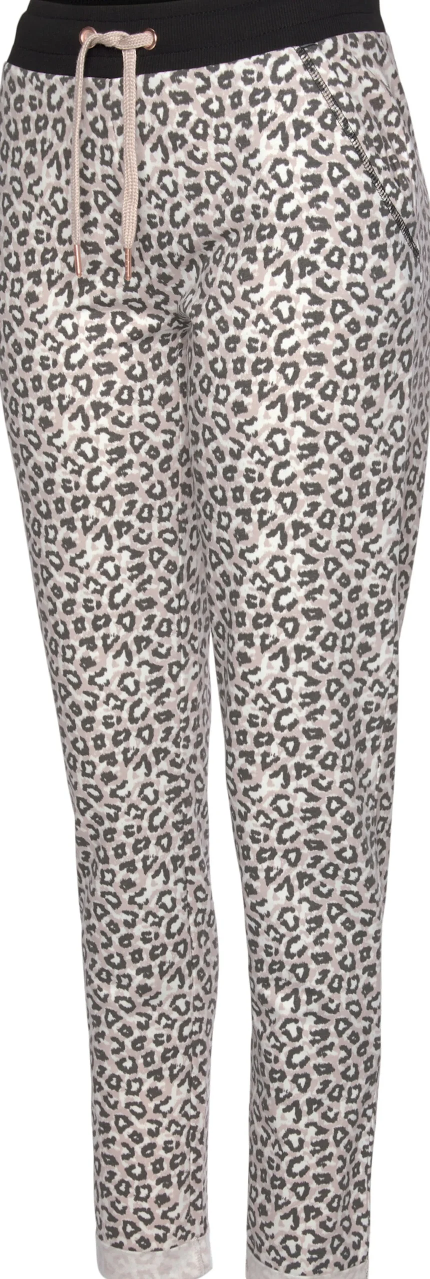 Homewear|Strandmode|LASCANA Loungepants beige-schwarz