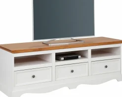Side- & Highboards|Home affaire Lowboard weiß/honigfarben