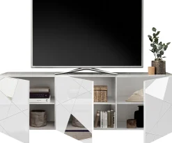 Side- & Highboards|INOSIGN Lowboard weisshochglanzlack