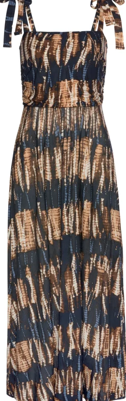 Kleider|Buffalo Maxikleid marine-bedruckt