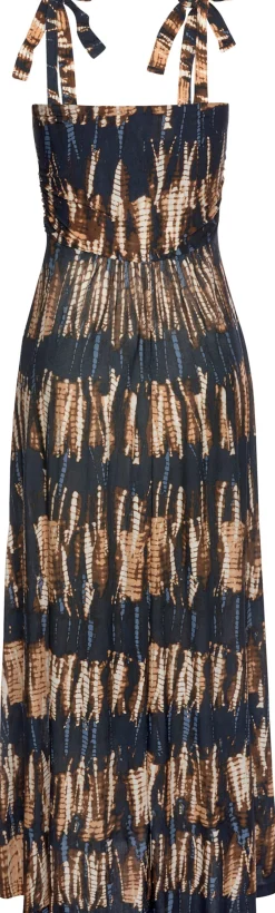 Kleider|Buffalo Maxikleid marine-bedruckt