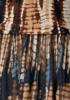Kleider|Buffalo Maxikleid marine-bedruckt