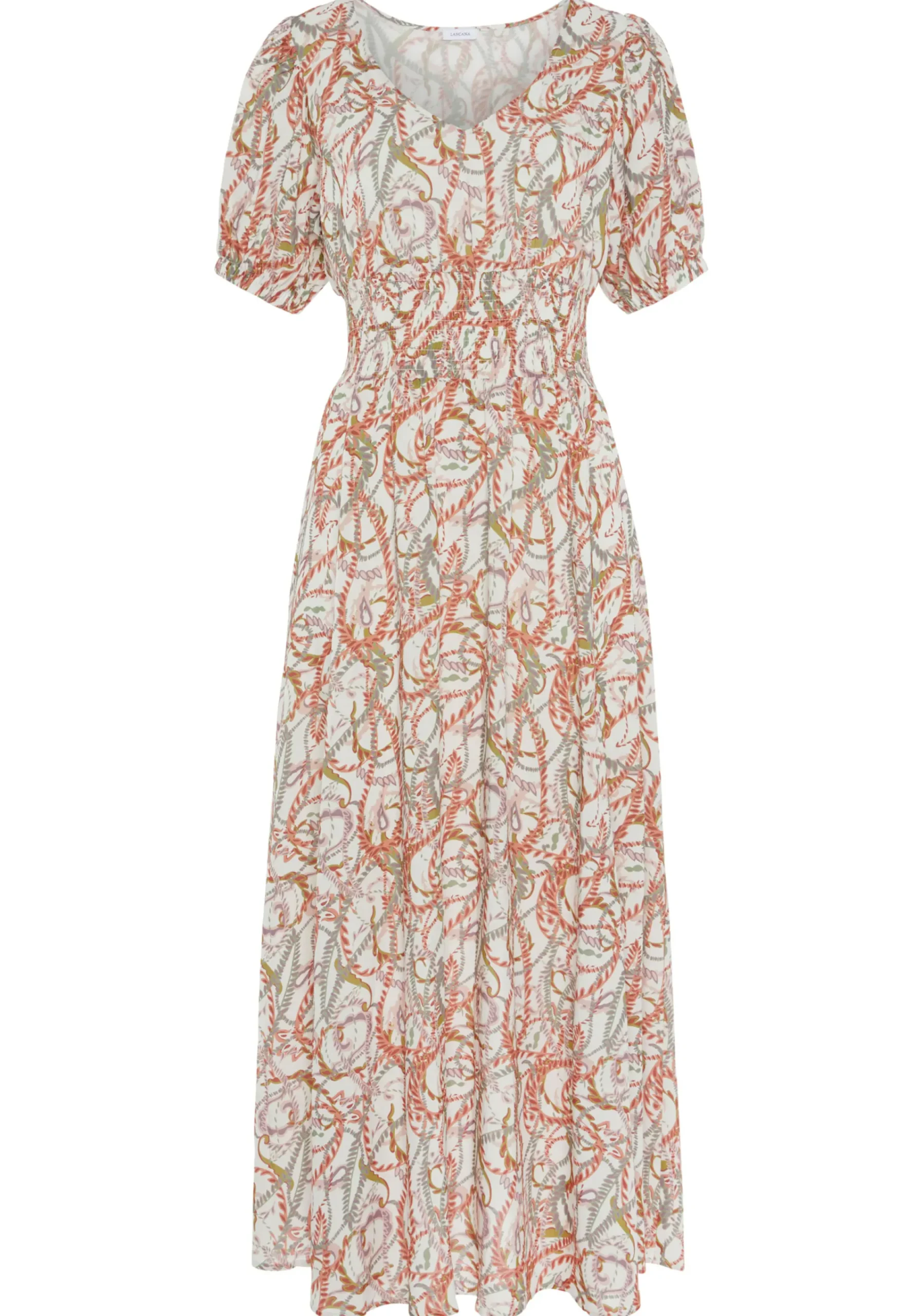Strandkleider|Kleider|LASCANA Maxikleid buntbedruckt