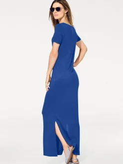 Basics|Kleider|heine Maxikleid royalblau