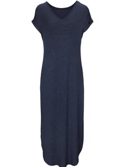 Strandkleider|Basics|heine Maxikleid marine