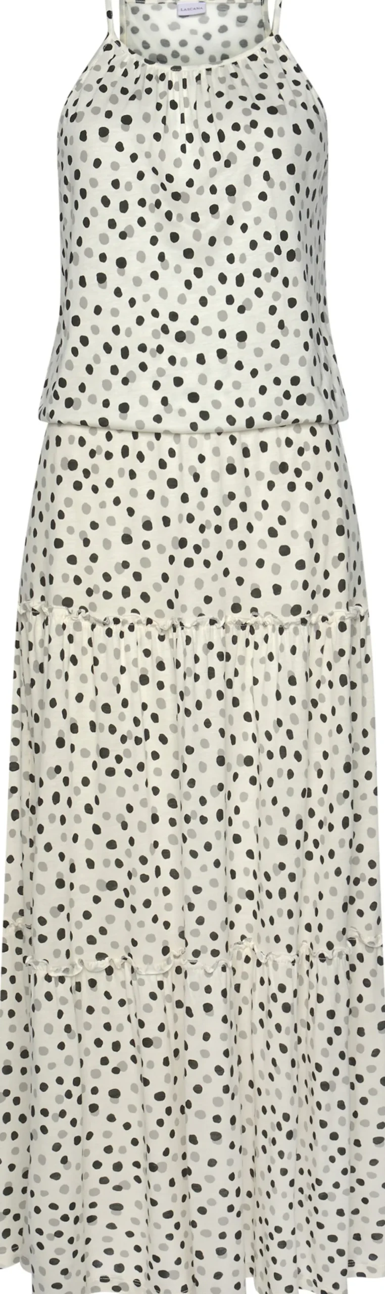 Kleider|Buffalo Maxikleid weiß-bedruckt