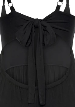 Strandkleider|s.Oliver Maxikleid schwarz