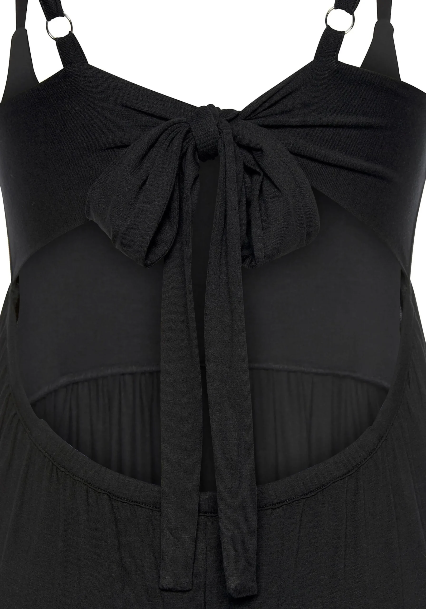 Strandkleider|s.Oliver Maxikleid schwarz