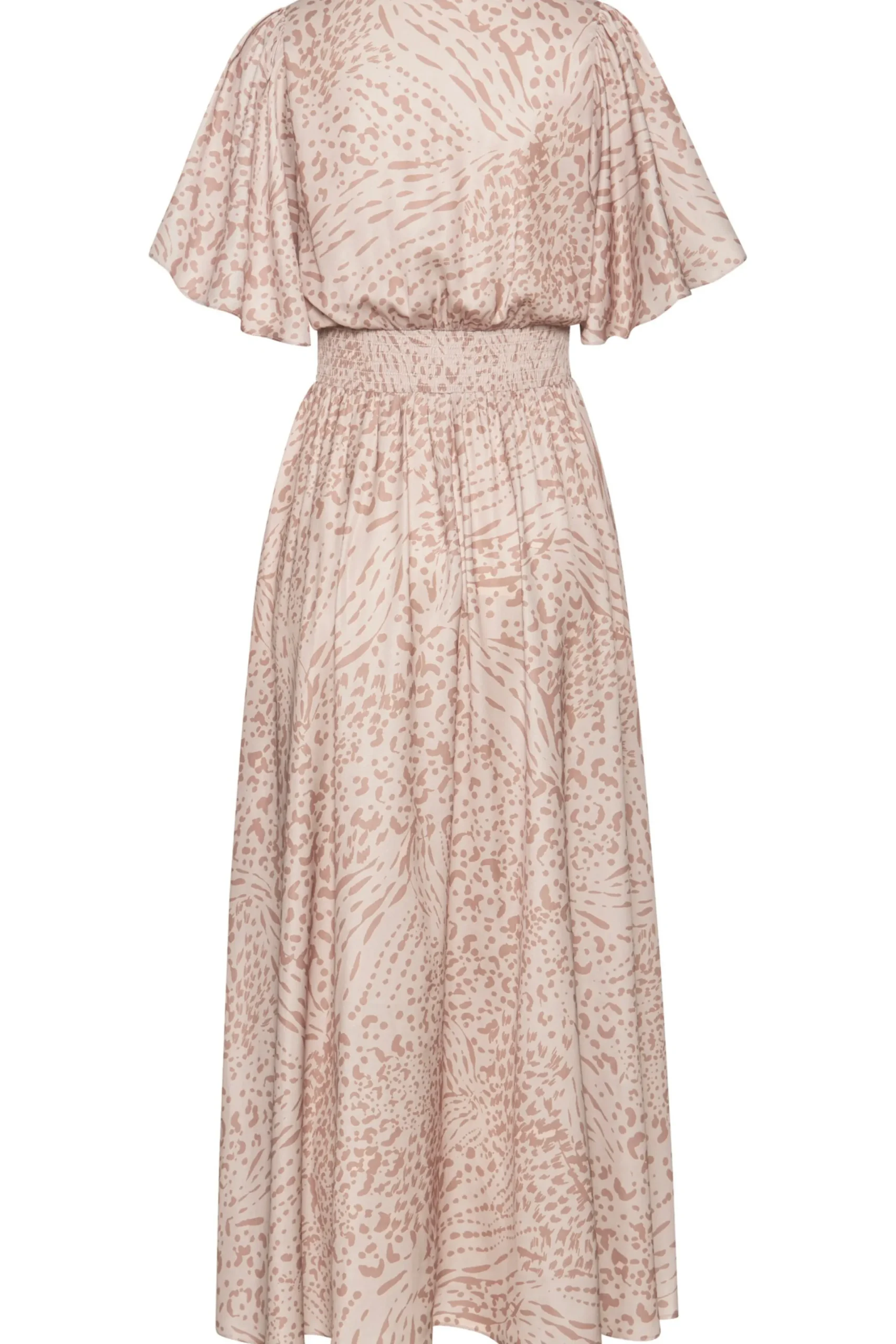 Strandkleider|Kleider|LASCANA Maxikleid sand-beigebedruckt