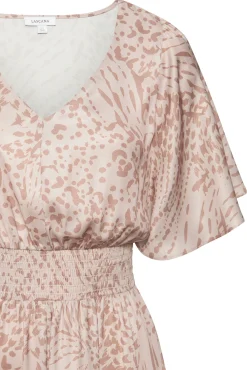 Strandkleider|Kleider|LASCANA Maxikleid sand-beigebedruckt