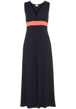 Strandkleider|LASCANA Maxikleid marine-koralle