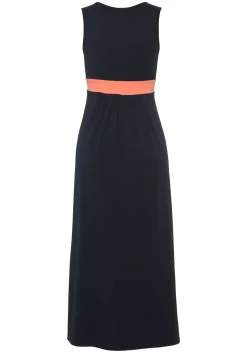 Strandkleider|LASCANA Maxikleid marine-koralle