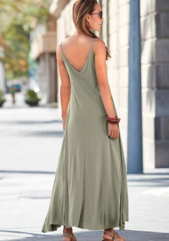 Kleider|Buffalo Maxikleid khaki