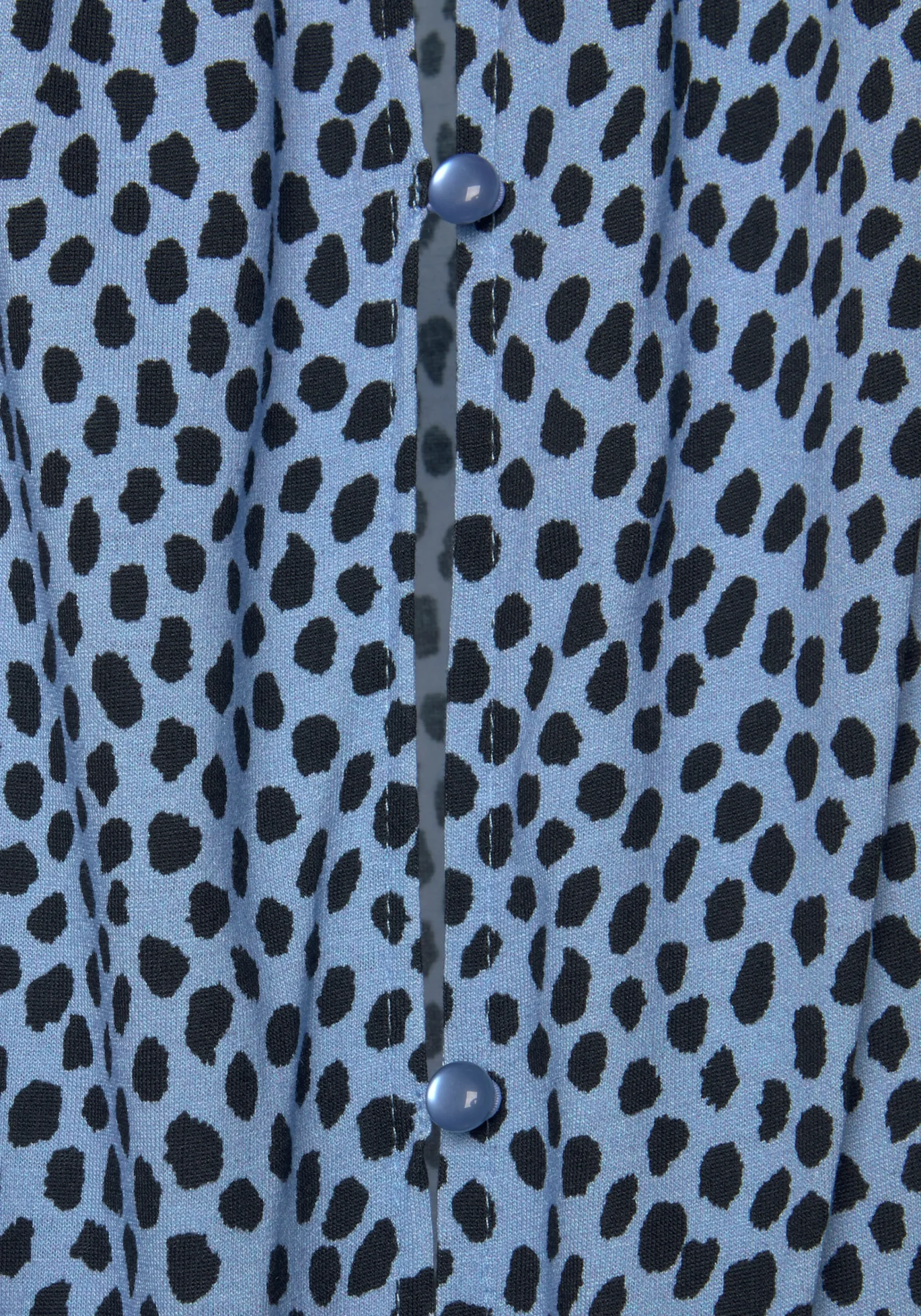 Strandkleider|LASCANA Maxikleid blau-marine-bedruckt