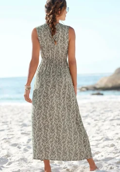 Strandkleider|Kleider|Buffalo Maxikleid khaki-sand