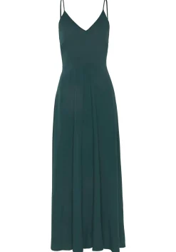 Strandkleider|LASCANA Maxikleid dunkelgrün